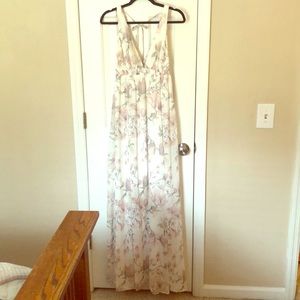 Ava maxi dress forever vine print
